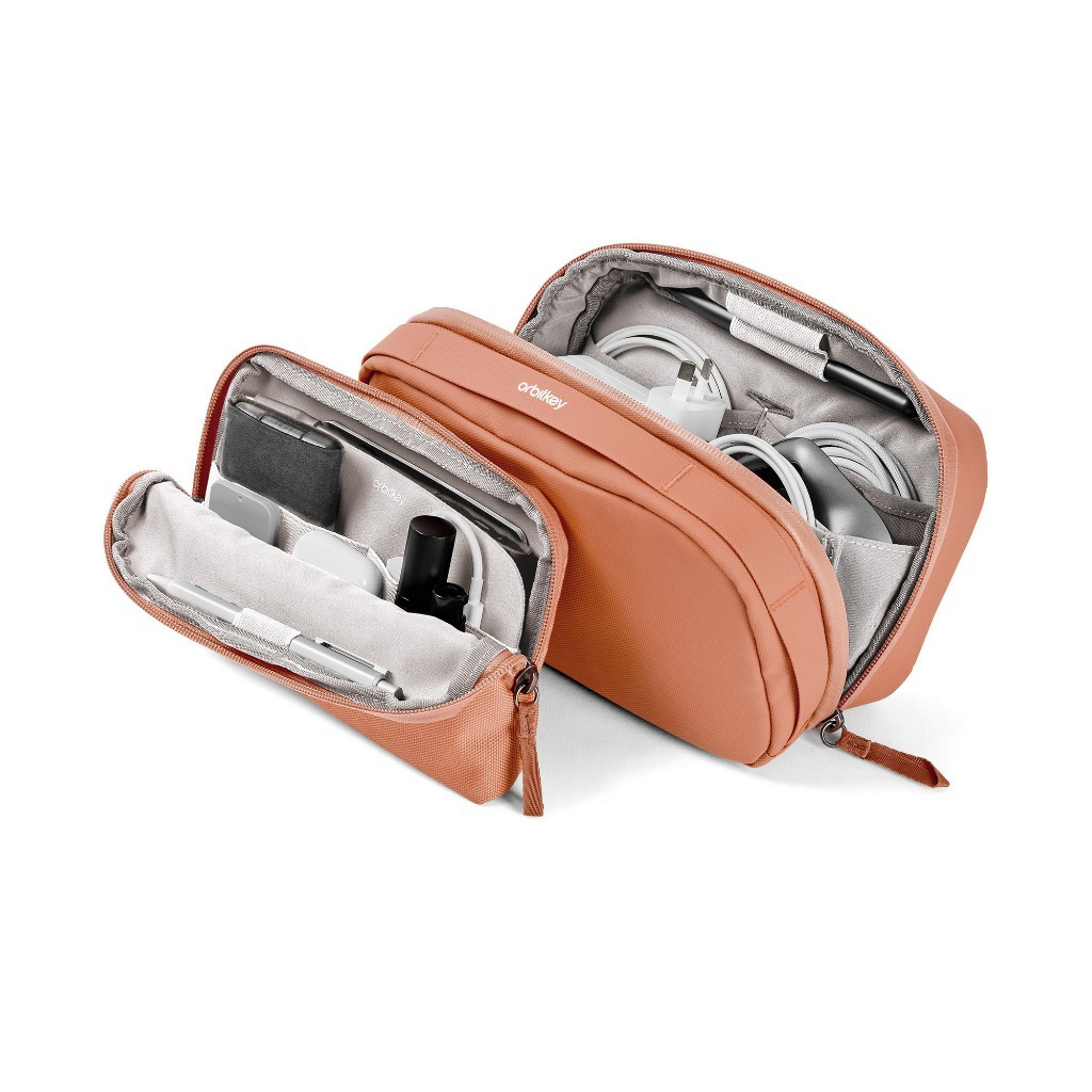 Orbitkey 2-in-1 Tech Accessory Pouch - Rose