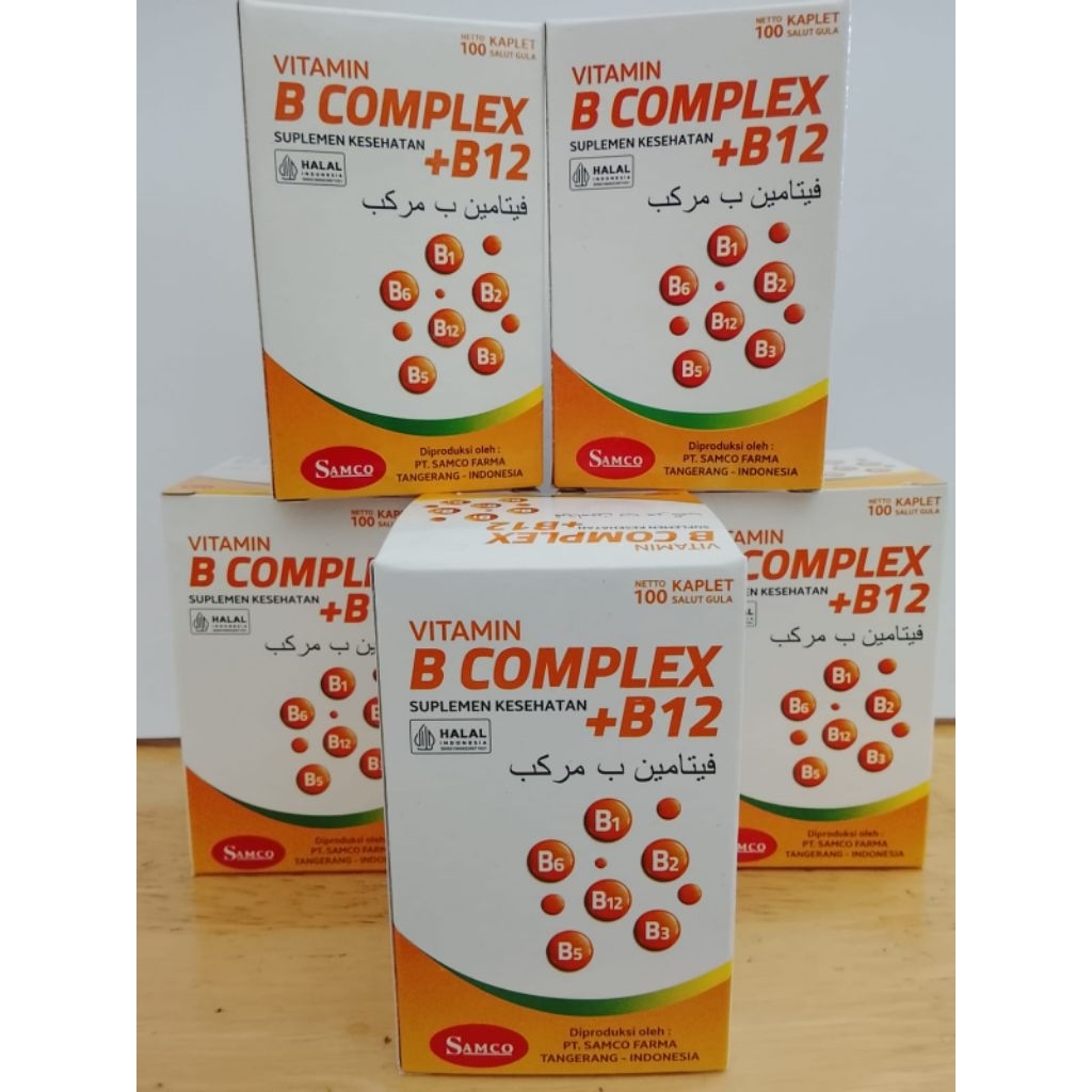 vitamin B complex + B12 samco botol
