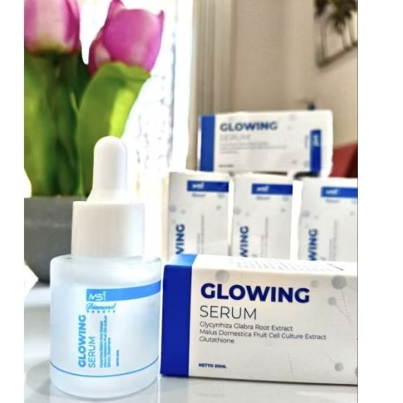 (BISA COD)glowing serum 100% original,FlEK HITAM,jerawat