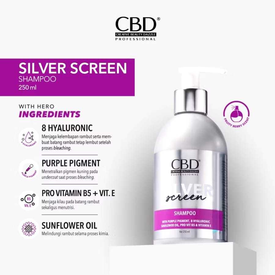 CBD Silver Screen Shampoo & Conditioner 250ml