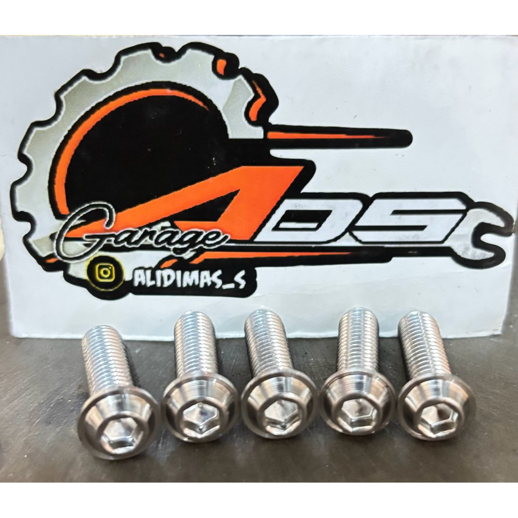 Baut L M6 STENLIS CUSTOM MODEL TITANIUM BIG HEAD