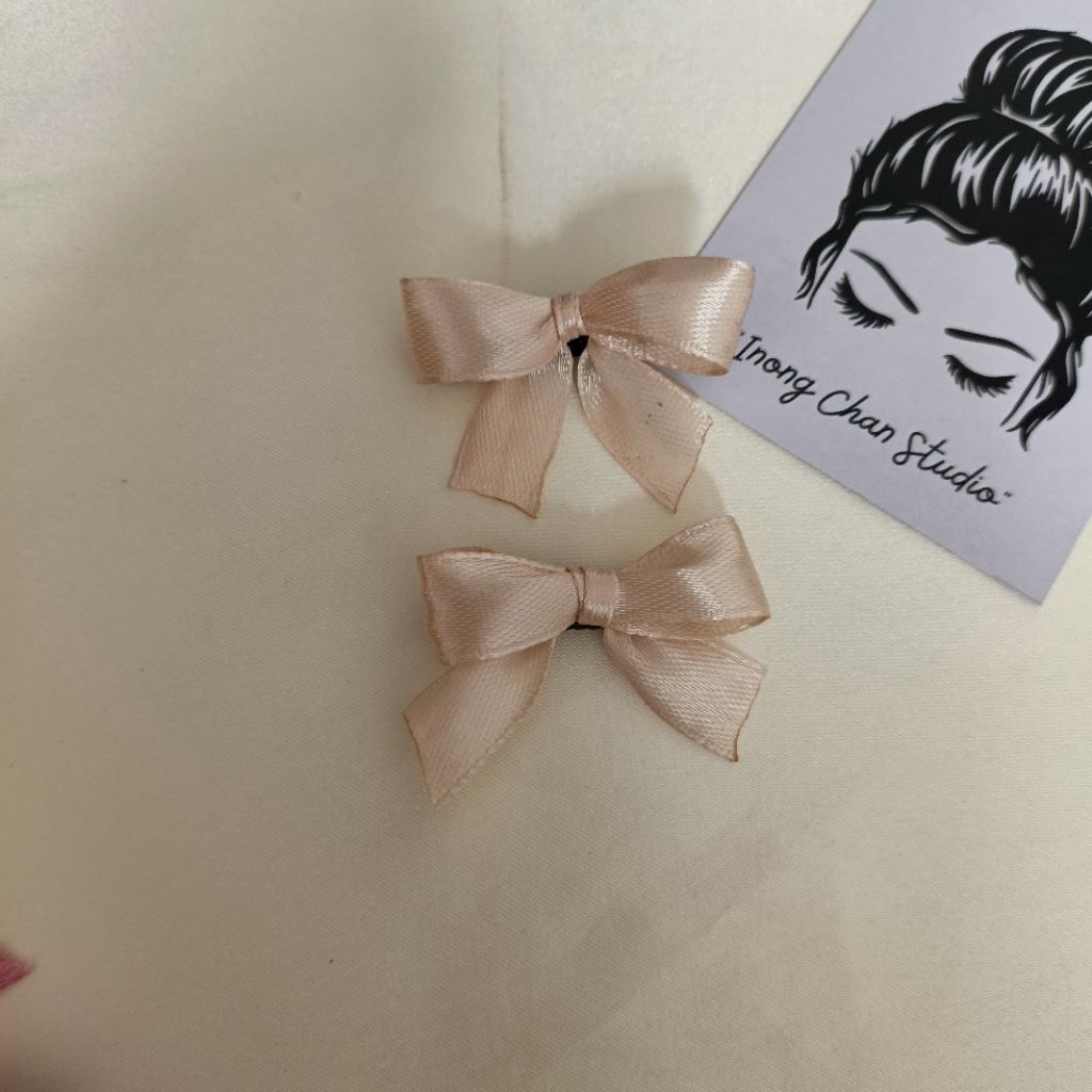 Jepit Mini Bow Inong set 2 pcs