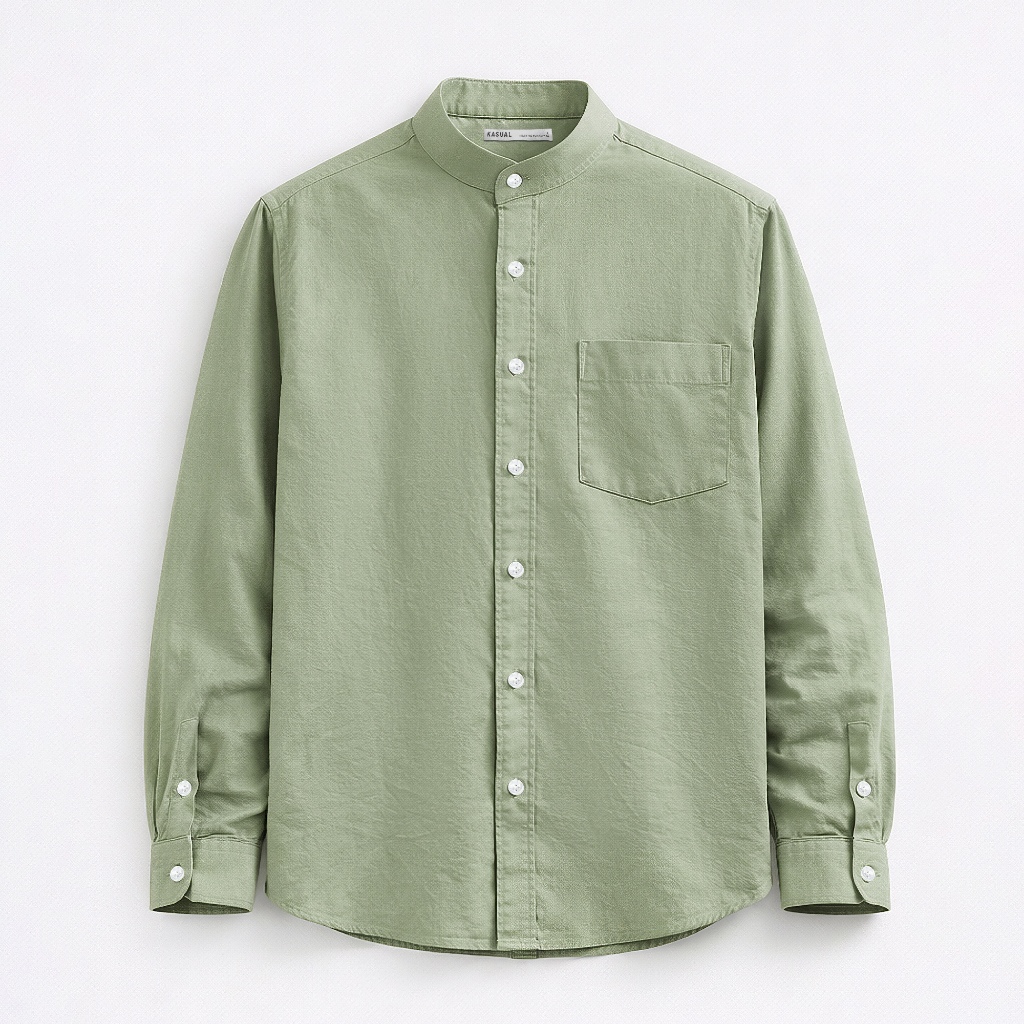 Kasual Kemeja Baju Koko Sage Basic