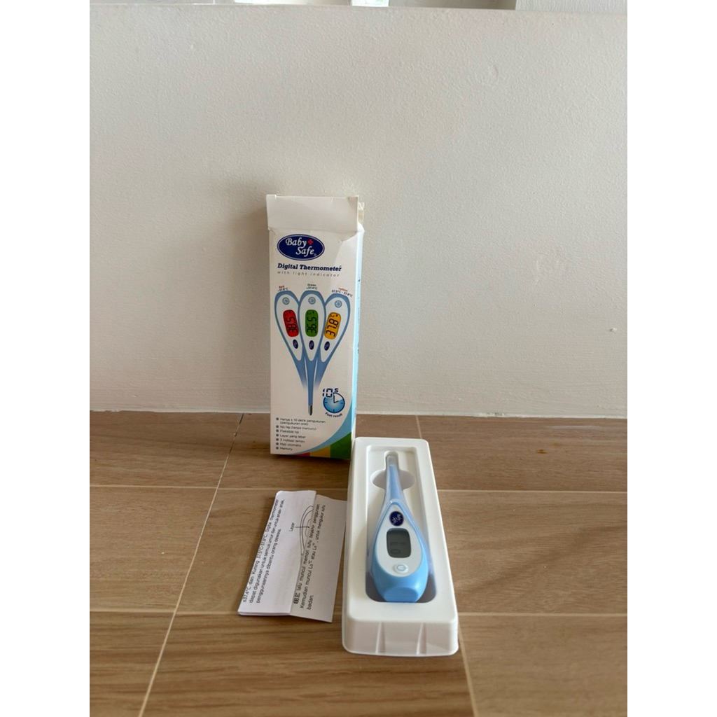 preloved digital thermometer babysafe (new)