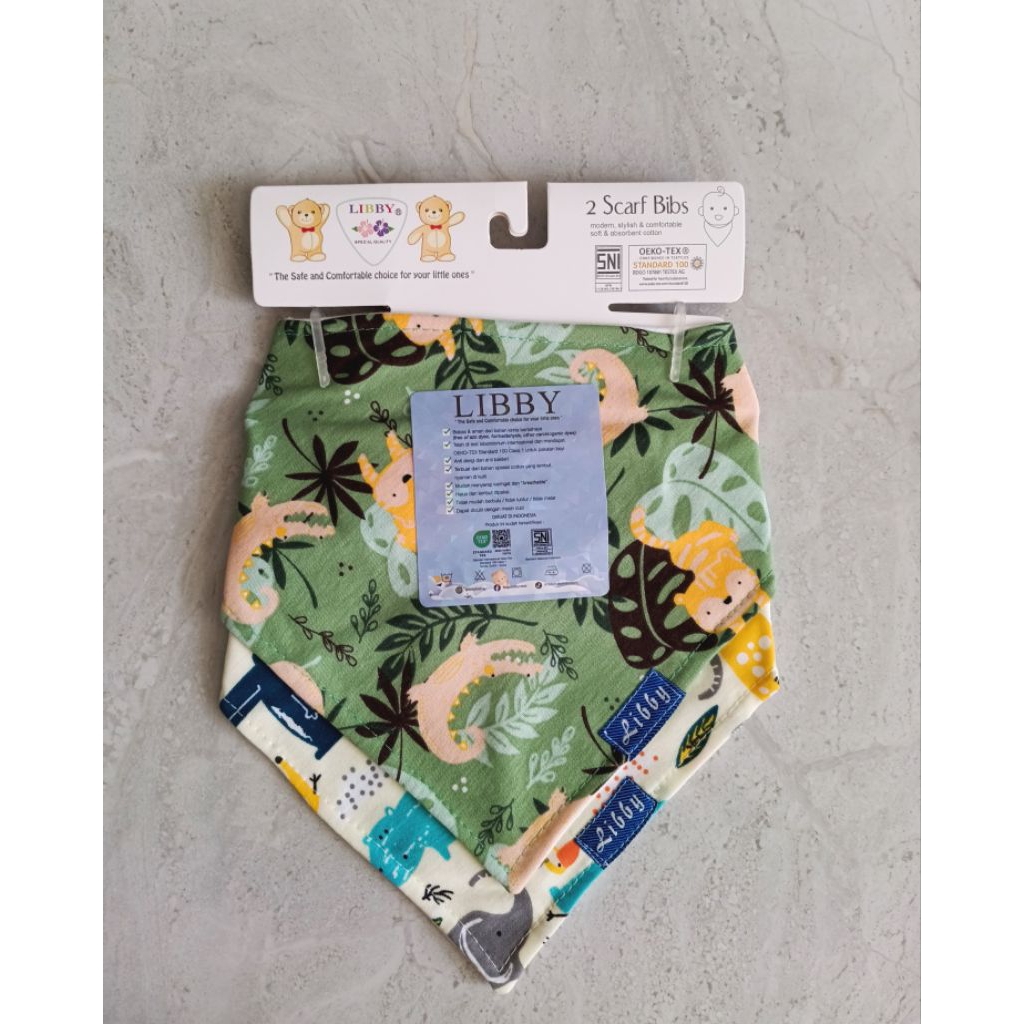 LIBBY 2 SCRAF BIB/LIBBY SLABER SEGITIGA ISI 2/LIBBY CELEMEK