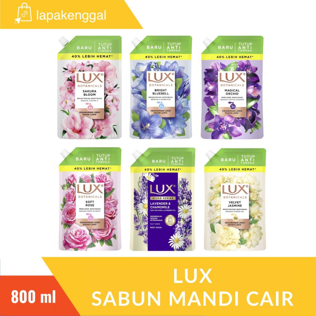 LUX Botanical Body Wash 800ml