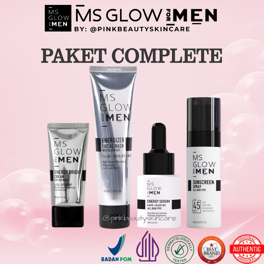 MS Glow For Men Paket Complete 4in1