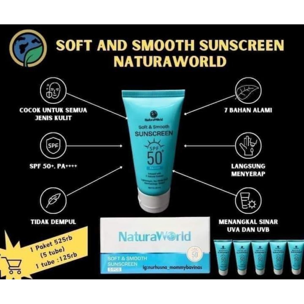 soft and smooth sunscreen natura world