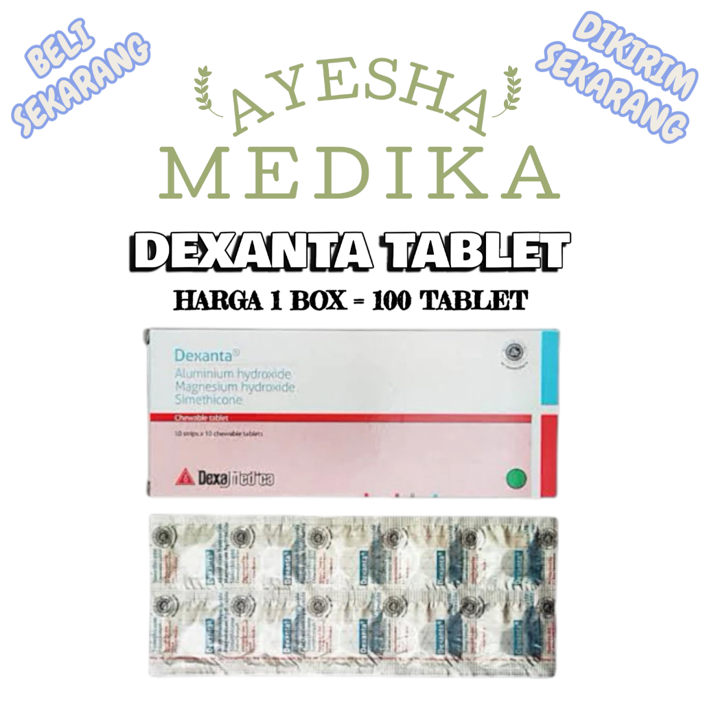 DEXANTA TABLET HARGA 1 BOX = 100 TABLET