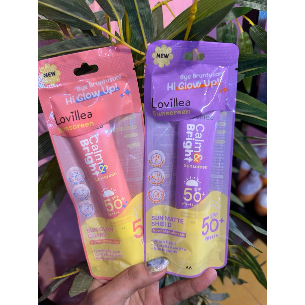 ❤️RSC❤️LOVILLEA || CALM & BRIGHT SUNSCREEN SPF 50+ PA++++ 30gr