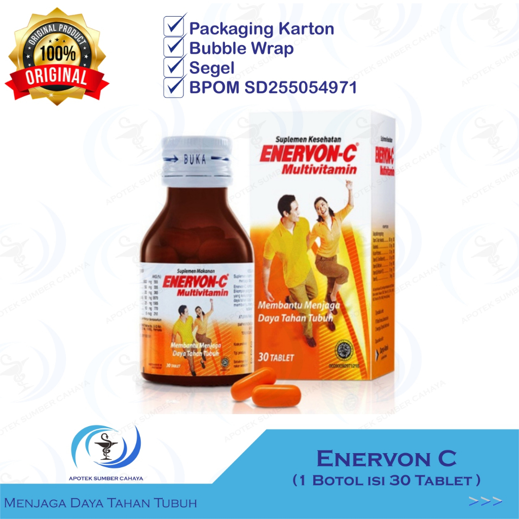 ENERVON C BOTOL (isi 30 Tablet)