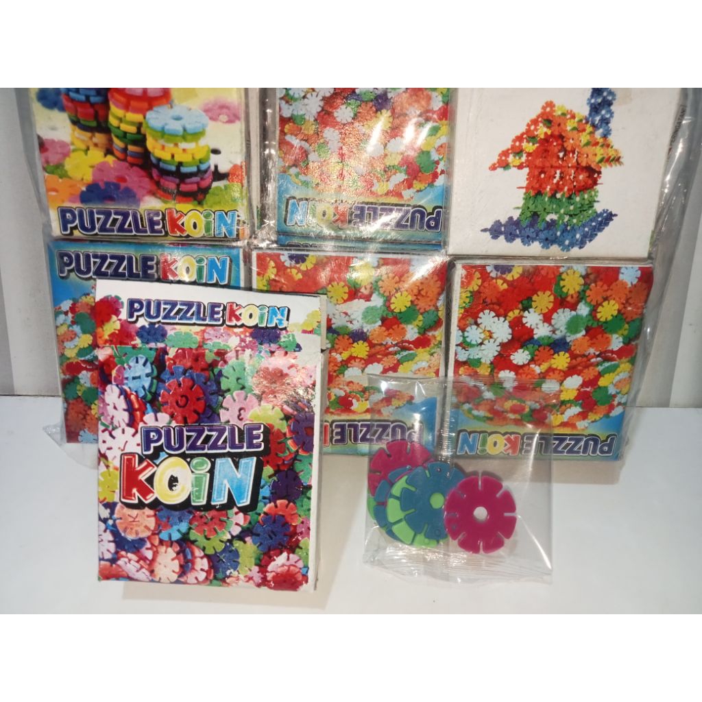 puzzle koin 1pack isi 12pcs