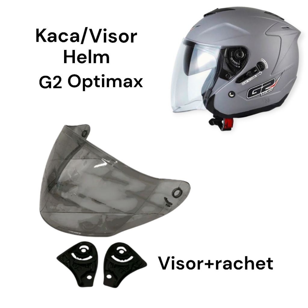 KACA HELM G2 OPTIMAX FREE RACHET/DUDUKAN