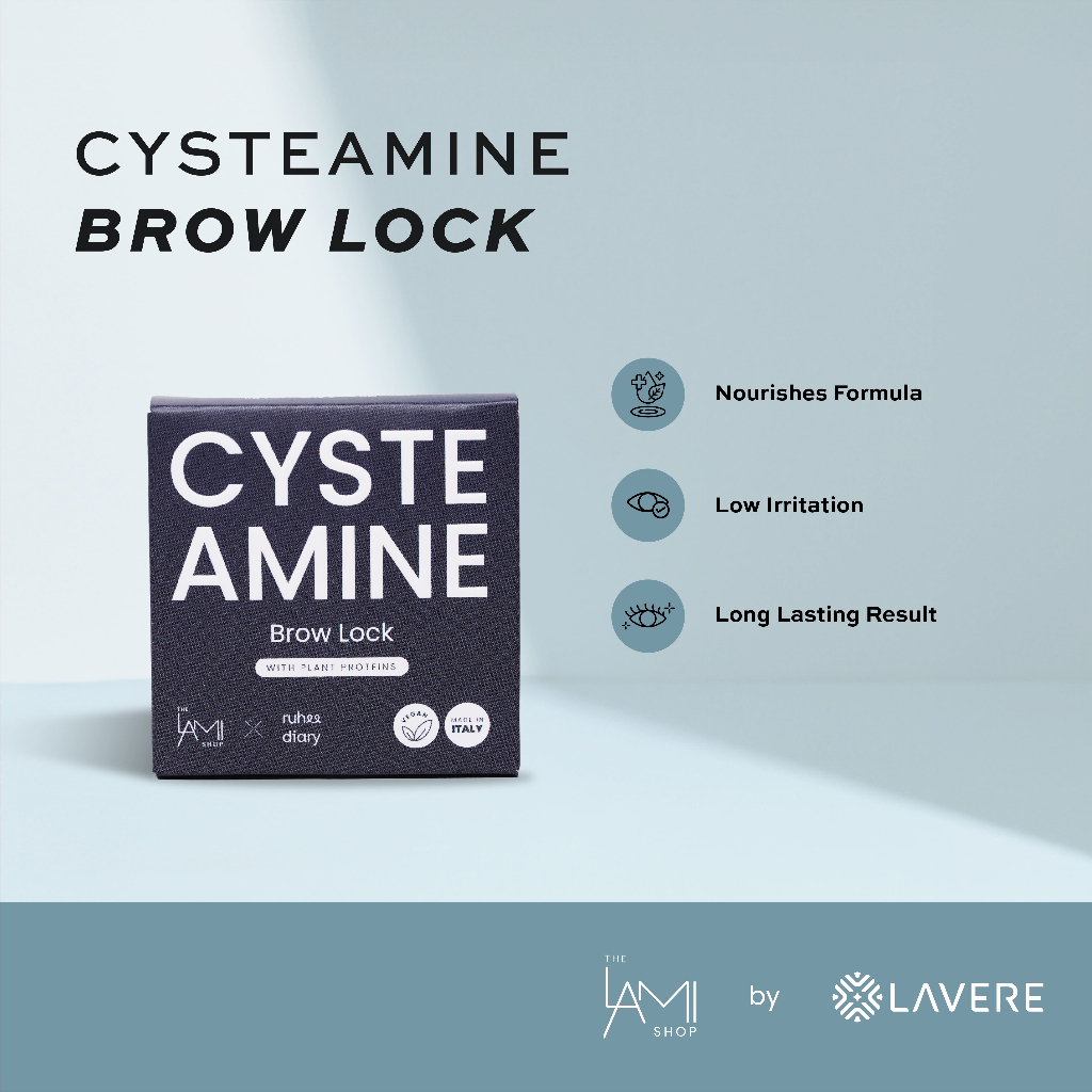 Cysteamine Brow Lock Solution Step 2 | Gentle Brow Lamination