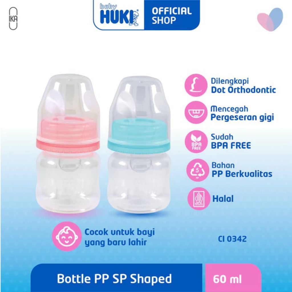 Botol Huki Nipple Orthodontic 60ml