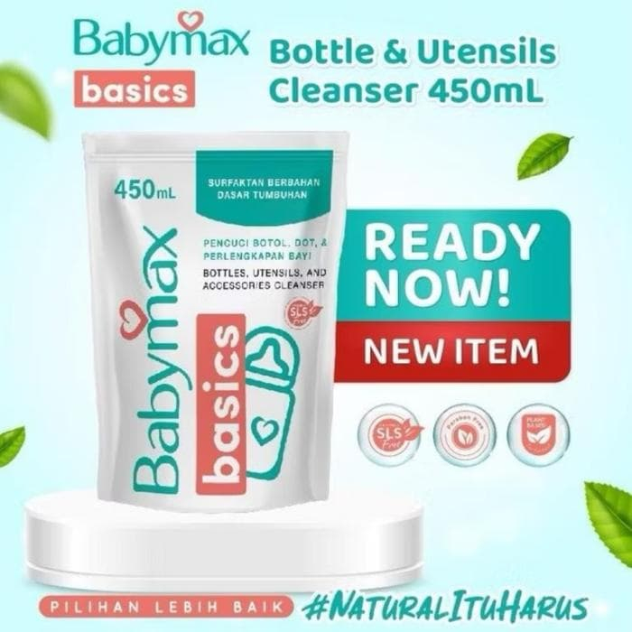 Babymax Basic Bottle 450ml/sabun cuci botol bayi