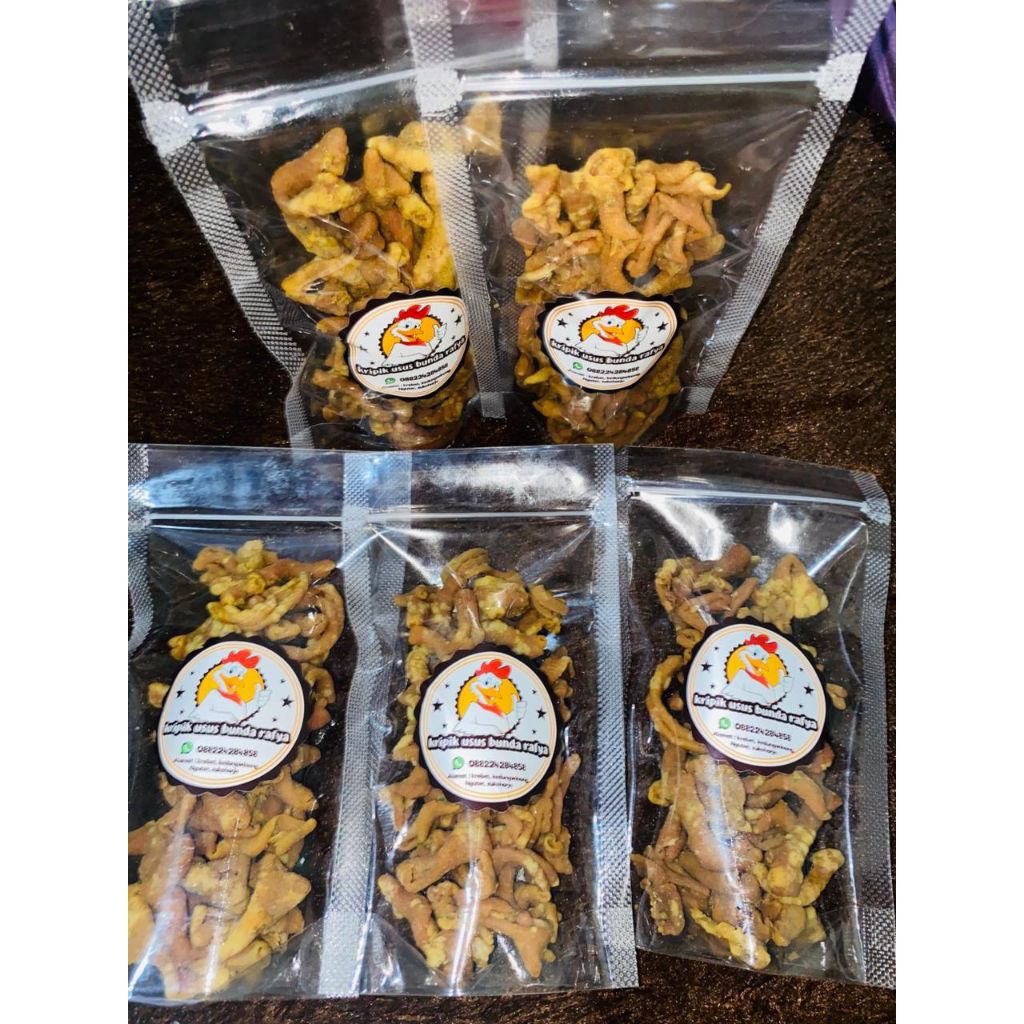 kripik usus kemasan 50 gr