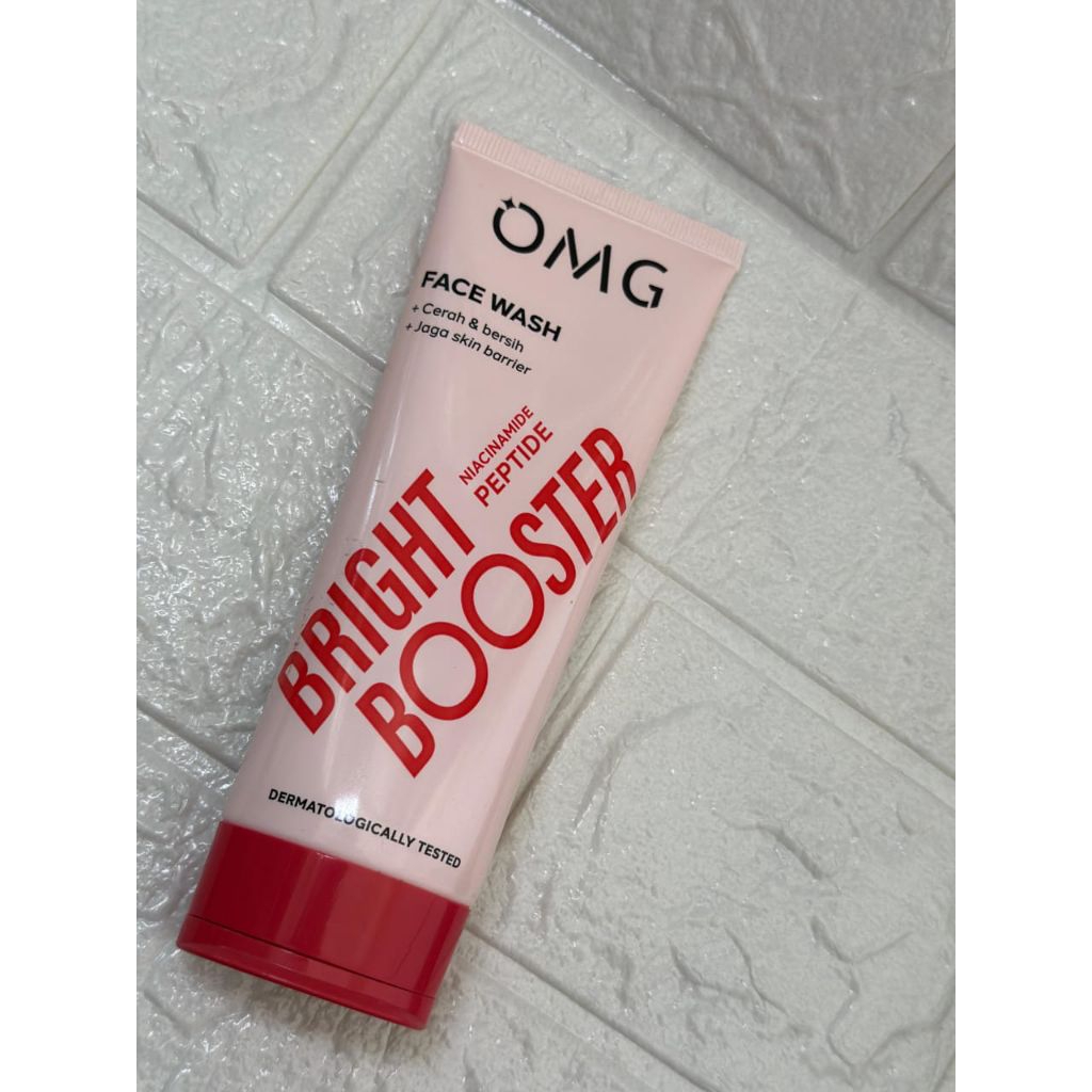 omg face wash bright booster