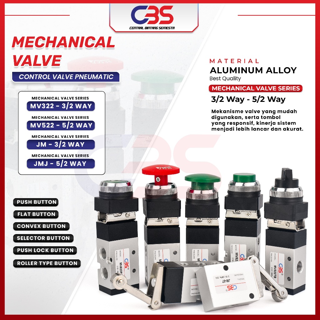 MECHANICAL VALVE HAND CONTROL SERIES PNEUMATIC