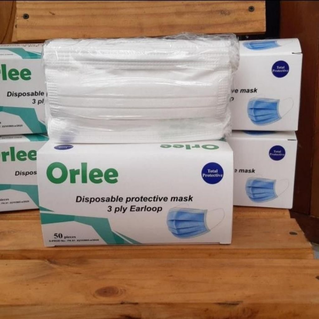 Masker Orlee ear Earloop isi 50pcs