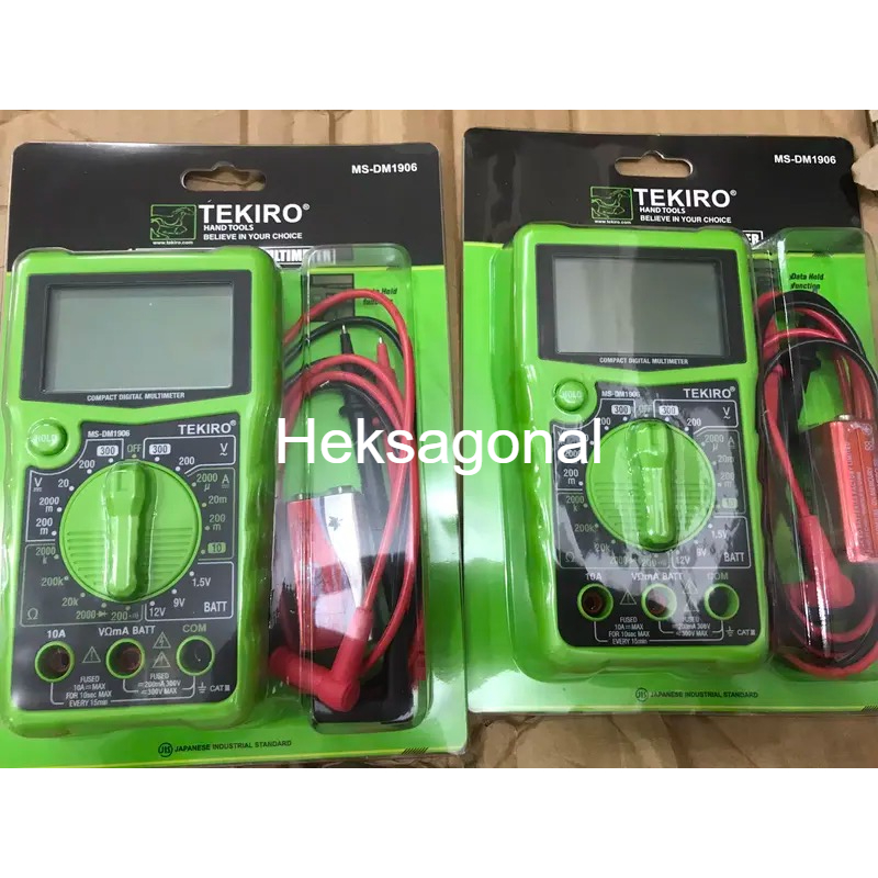 Tekiro digital multimeter compact multitester digital MS-DM1906 BPN
