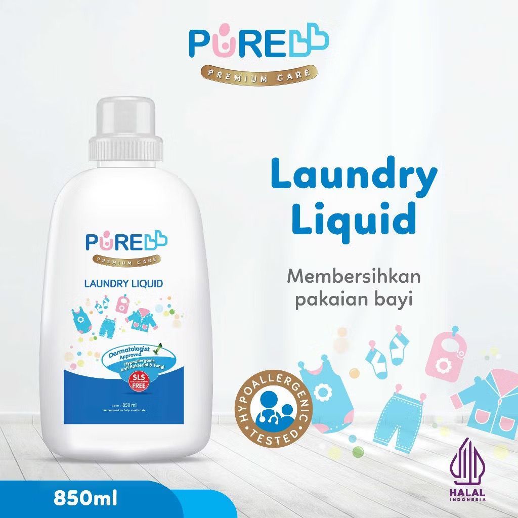PUREBB LAUNDRY LIQUID 850ML BOTTLE
