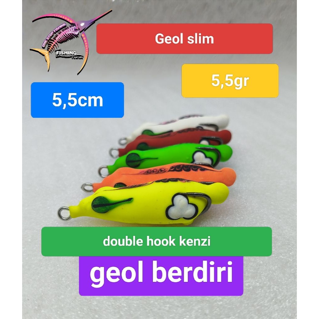 Softfrog  geol Slim 5,5cm hook kenzi