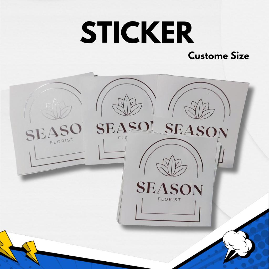 Cetak Sticker Vinly Custom Cut