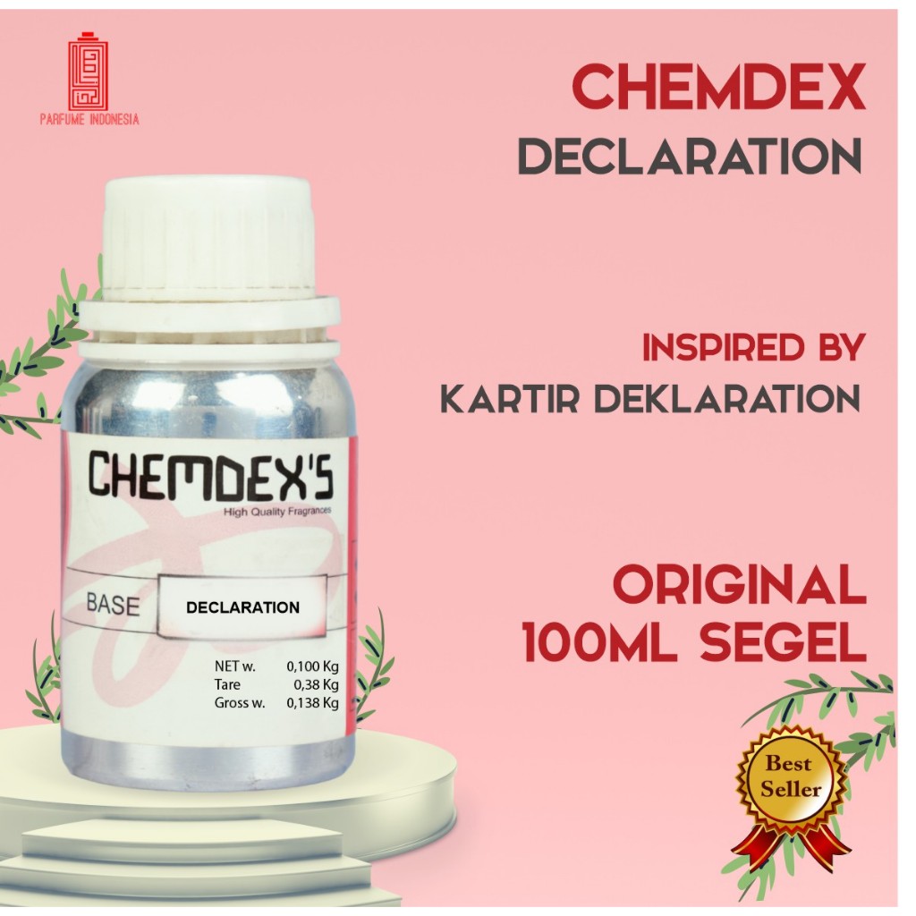 bibit parfum murni DECLARATION CHEMDEX'S 100ML SEGEL