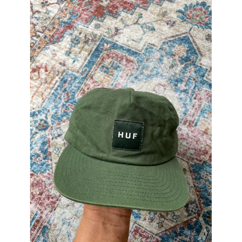Huf snapback olieve green