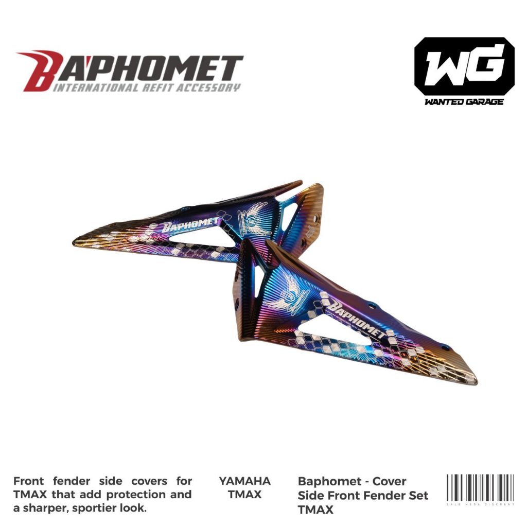 Baphomet - Cover Side Front Fender Set TMAX