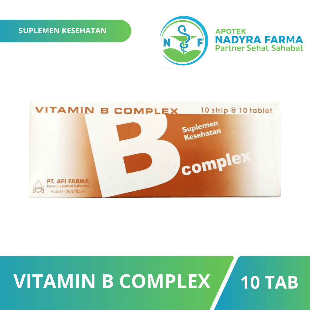 Vitamin B Complex 10 Tab-Afi Farma