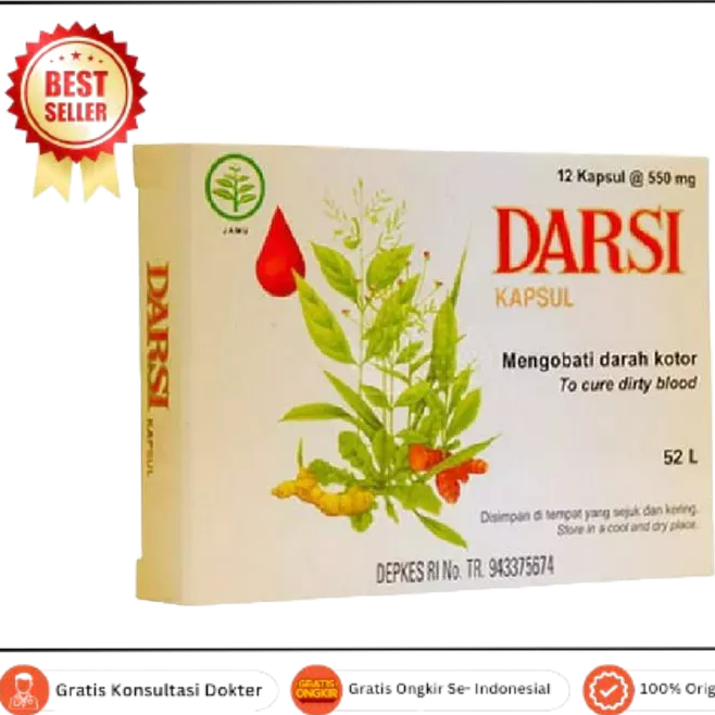DARSI CAPSUL 12 CAPSUL 550MG