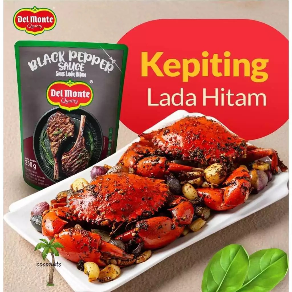 Blackpaper Sauce Delmonte 250gr