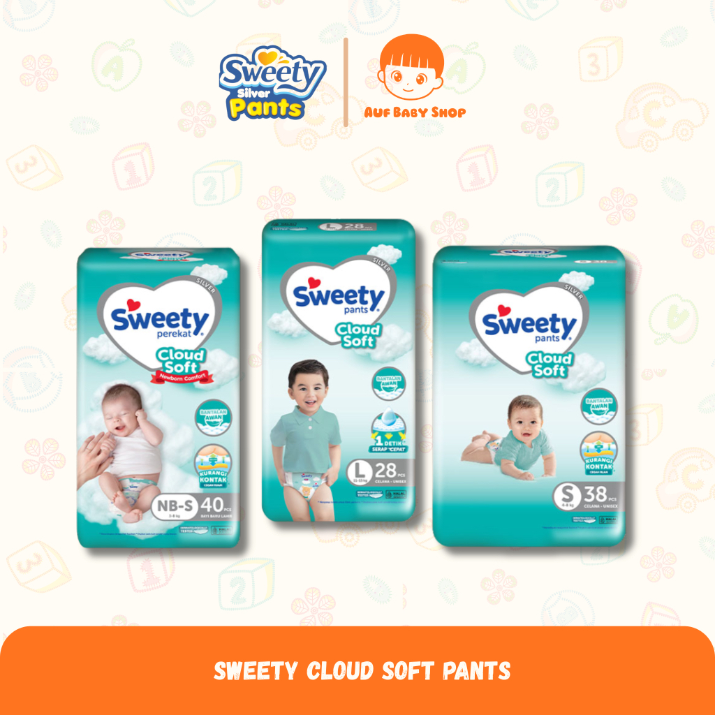 Popok Sweety Silver Cloud Soft Pants All Size