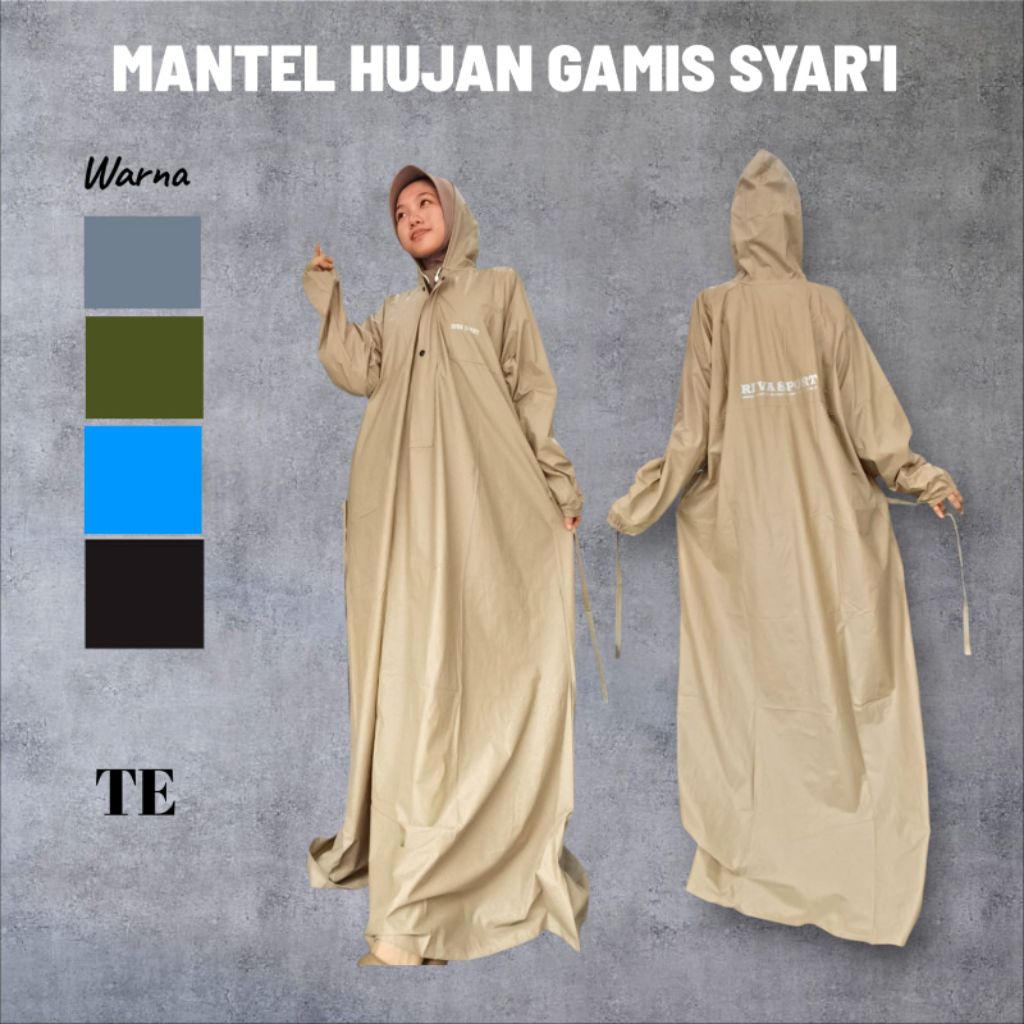 Mantel Hujan Model Gamis Premium