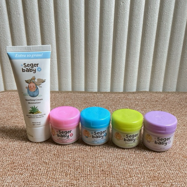 Seger baby moisturizer cream set bundle