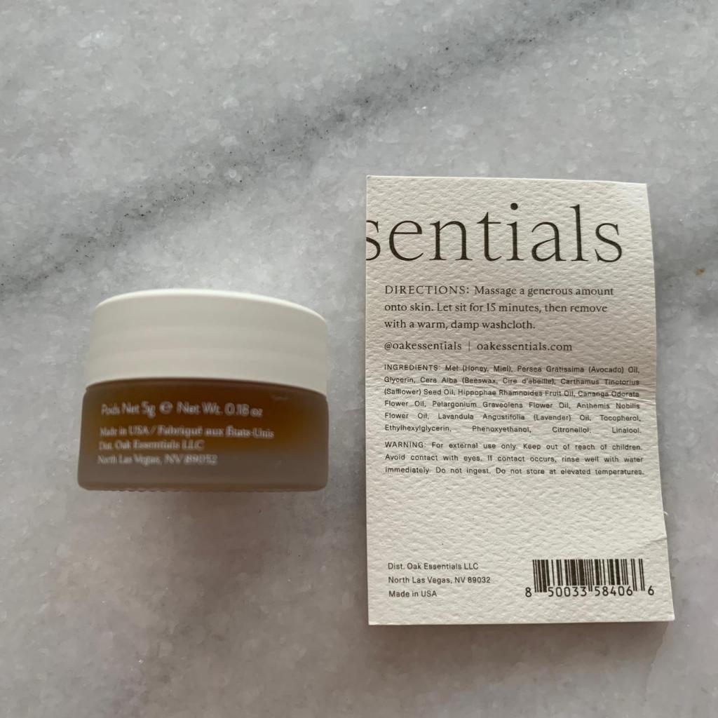 Oak Essential Restorative Mask 5g