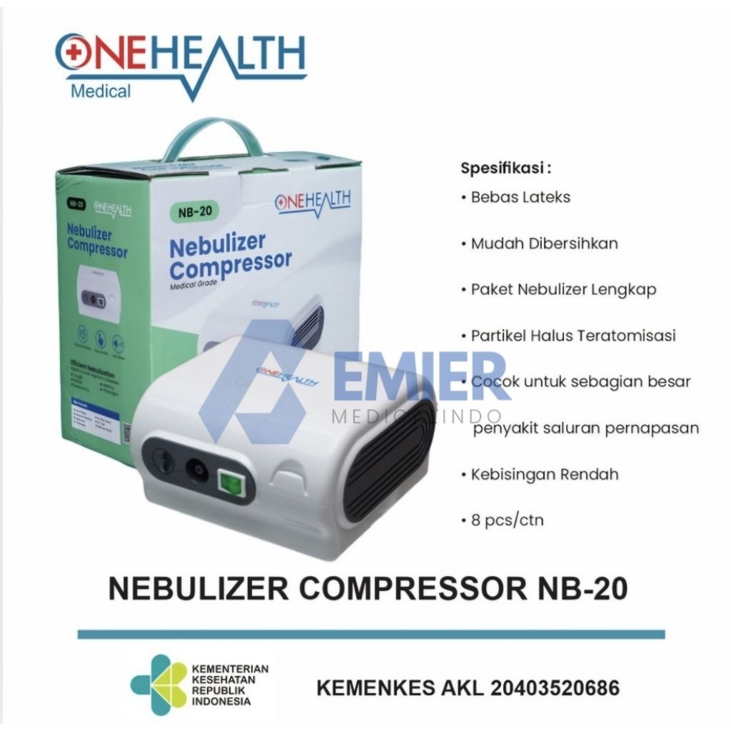 Nebulizer Compressor Onehealth NB-20
