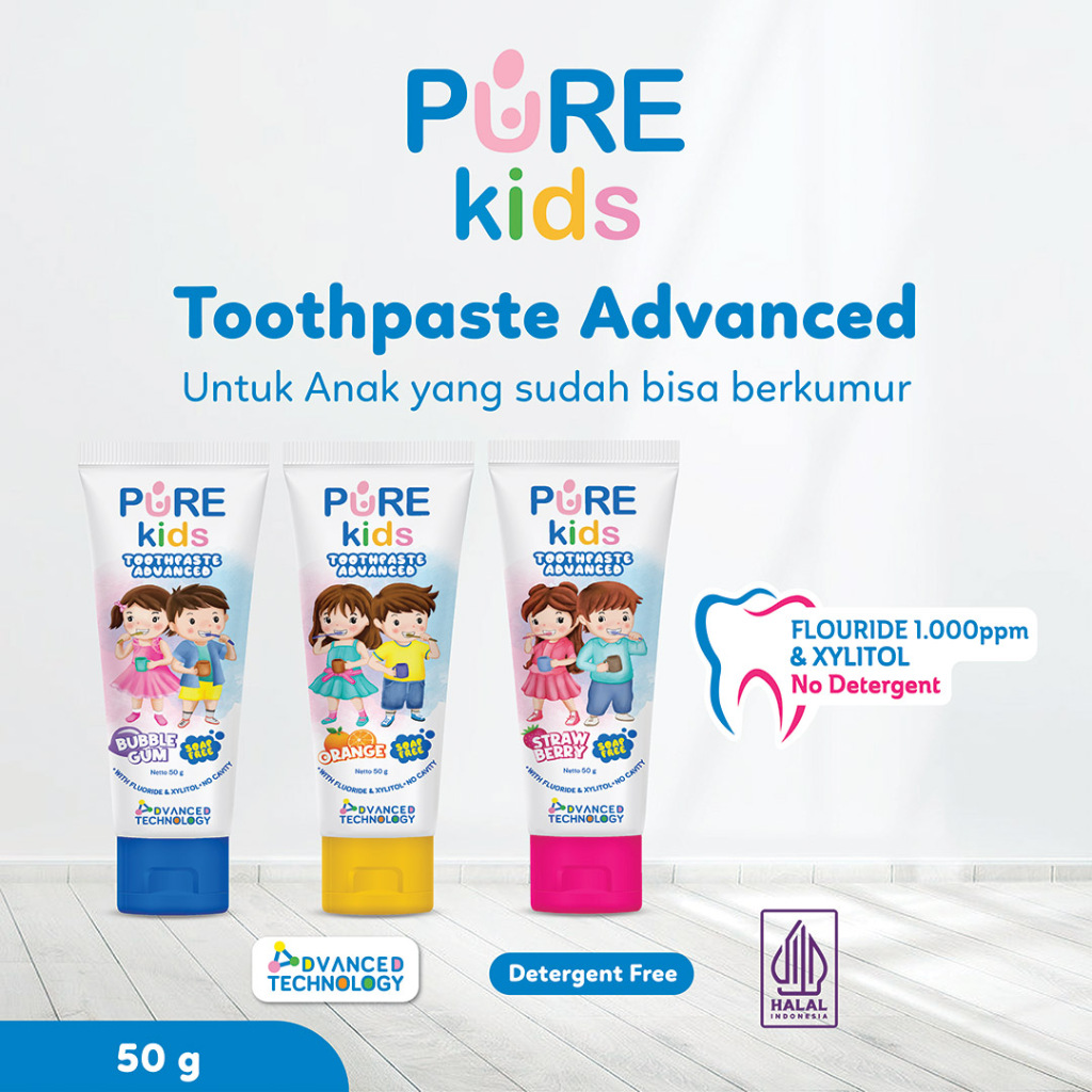 PUREKIDS TOOTHPASTE ADVANCED 50GR