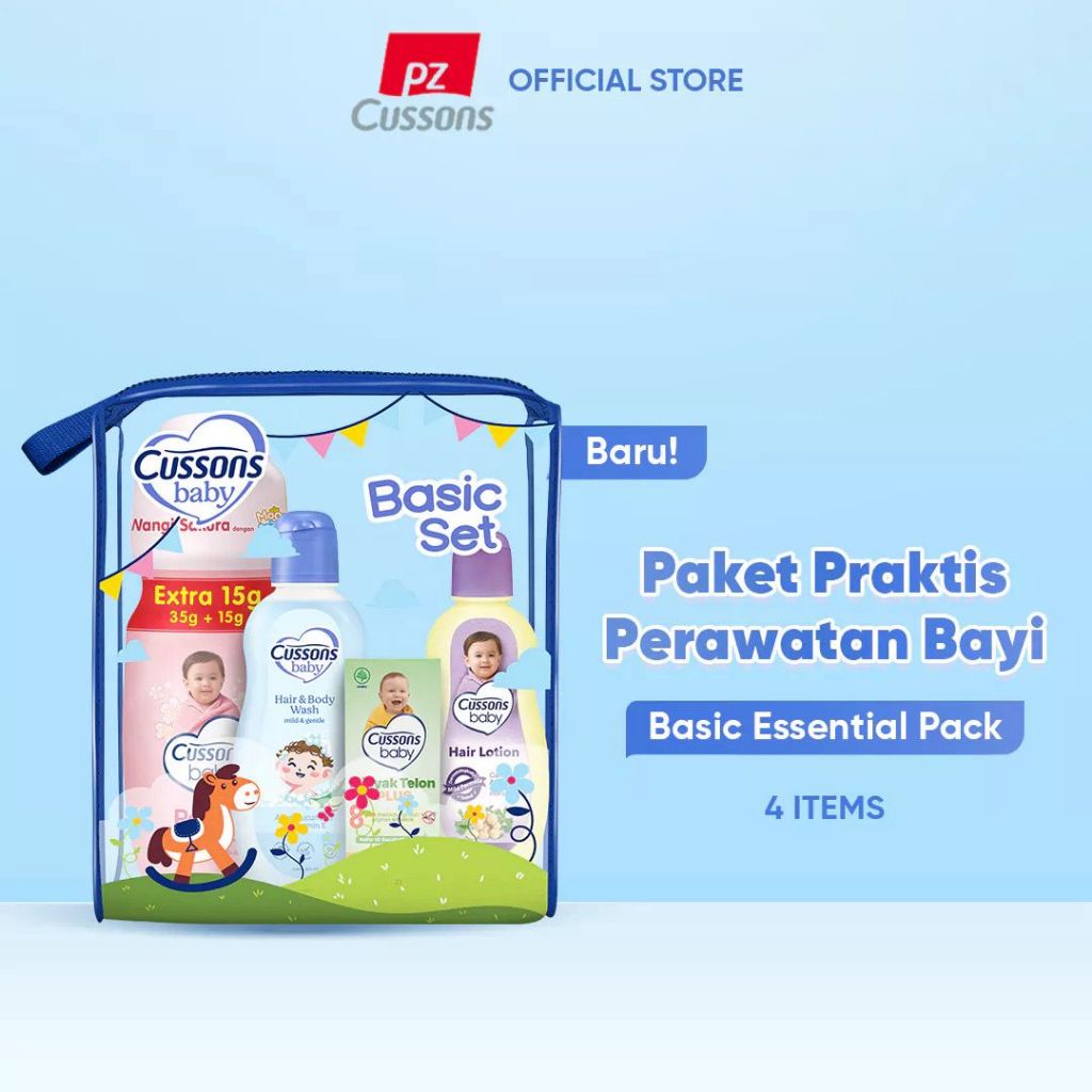 Cussons Baby Basic Set Essential Pack - Paket Sabun Bayi