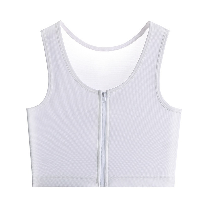 Breast binder perata dada model risleting depan premium