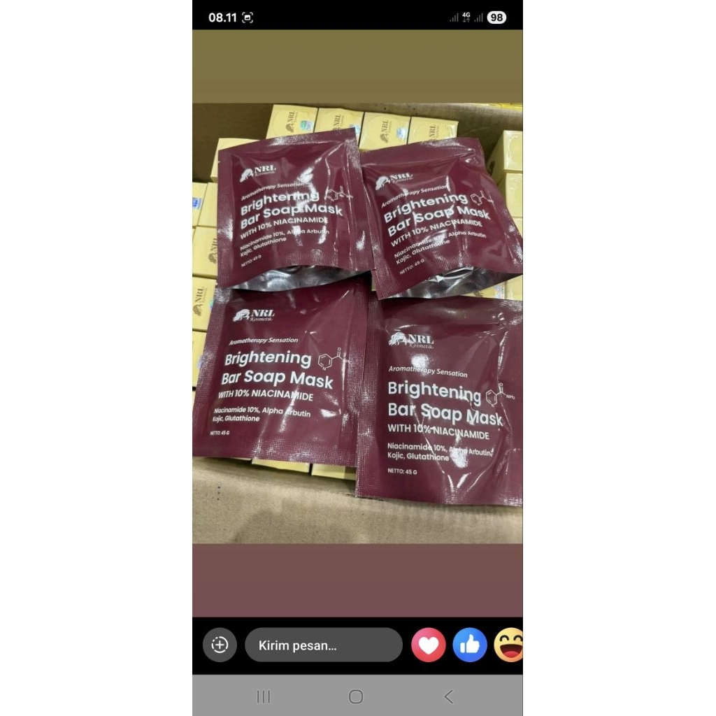 NRL BRIGTENING BAR SOAP MASK