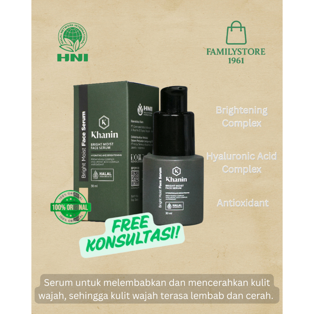 HNI KHANIN BRIGHT MOIST FACE SERUM