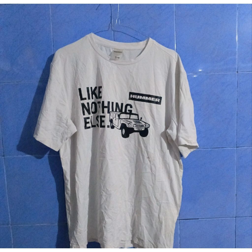 kaos hummer bahan Polyester