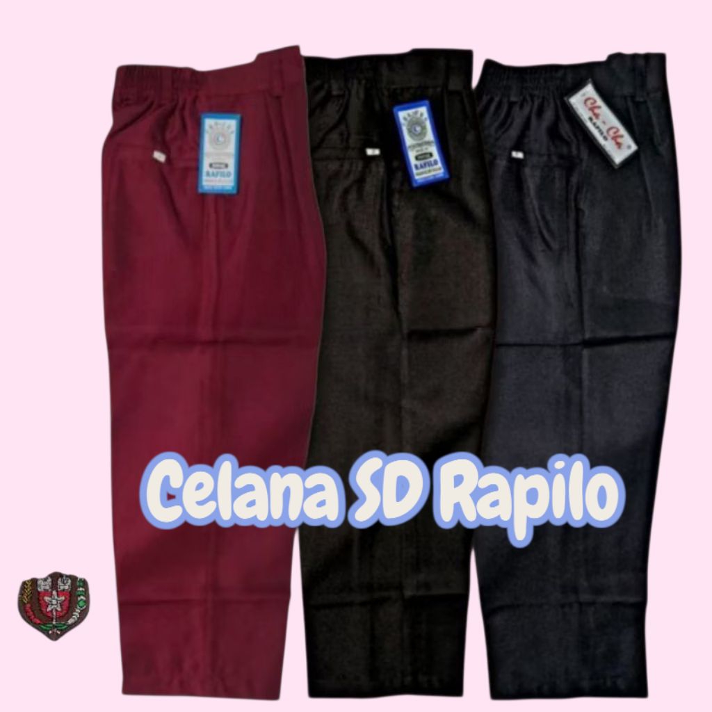 Celana Panjang SD bahan RAPILO