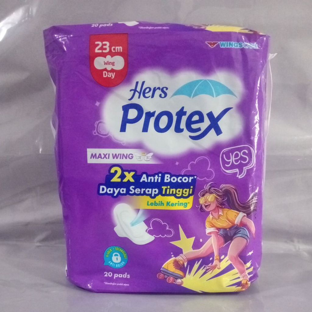 Hers Protex Maxi Wing Day 23Cm 20 Pads