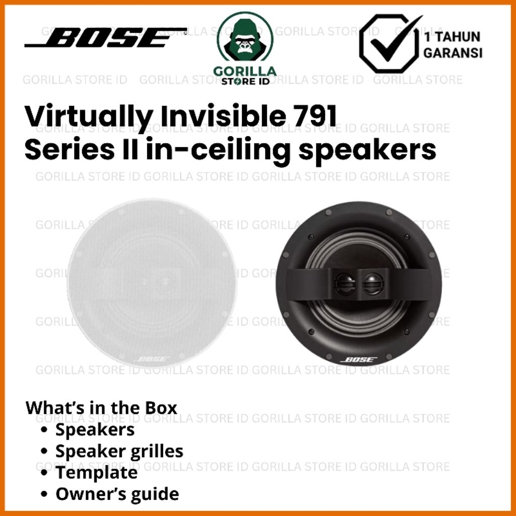 Bose Virtually Invisible 791 In-ceiling Speakers II
