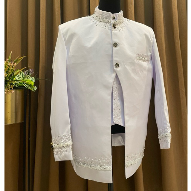 Basofi manten model kancing 3 warna putih