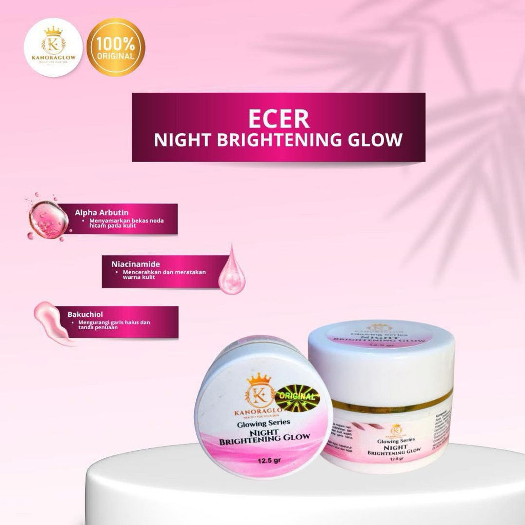 Night cream kanora glow